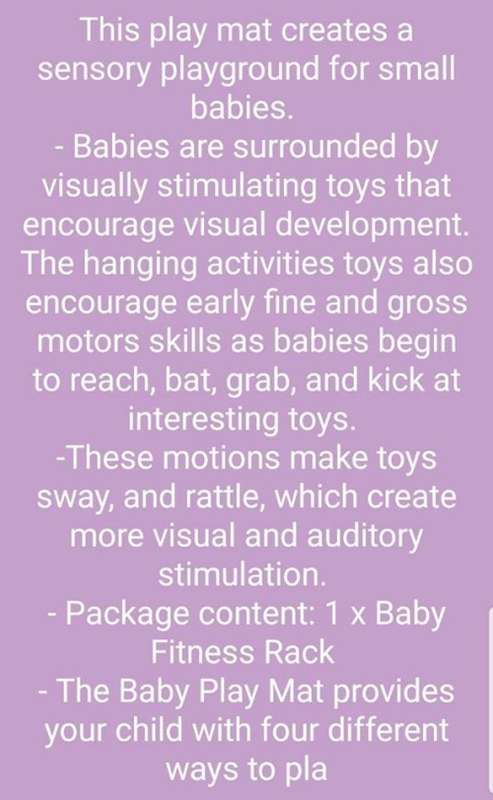 Piano play gym audiovisual stimulation for babies