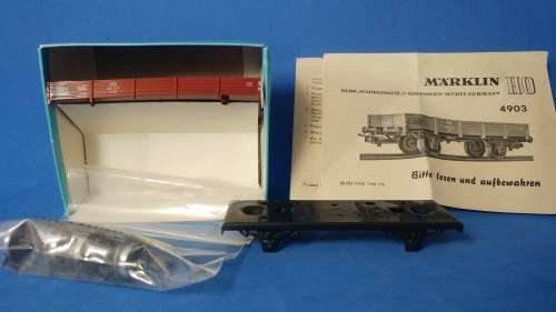Marklin 4903 flat wagon kit boxed