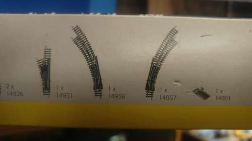 Minitrix Track extension set, 14301