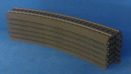 Marklin 24224 set of 6x R2 437.5mm 24.3 Deg curves