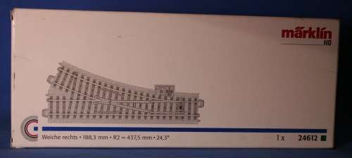 Marklin 24612 right point, R2 boxed