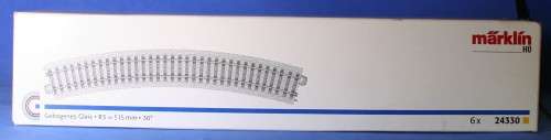 Marklin 24330 curved track R3, 515mm