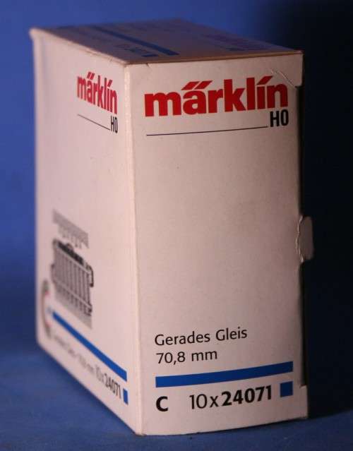 Marklin 24071 straight track 70.8mm