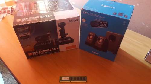 hotas plus sound system plus 4gb ram