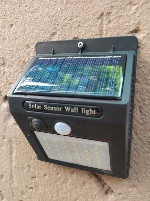 Motion Activated Solar Charged Security Light - Surprisingly bright! - Free R60 Gift Included!