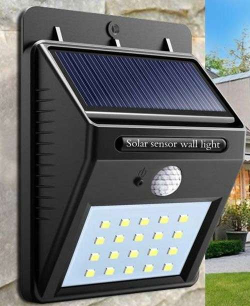 Motion Activated Solar Charged Security Light - Surprisingly bright for 25 LED's no Wiring Required