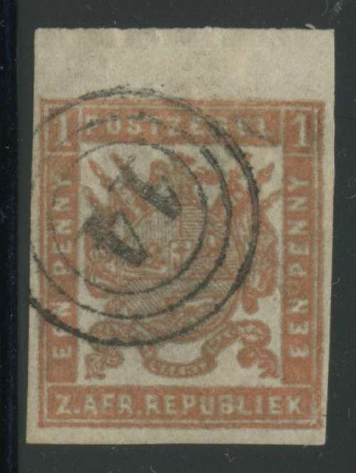 Transvaal SG 52 1d.Used.  A Scarce stamp