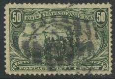 USA 1898 Trans Mississippi Exposition 50c VFU and well centered stamp