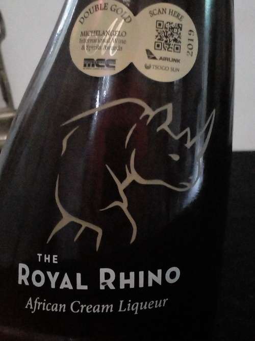 New sealed The royal rhino African cream liqueur