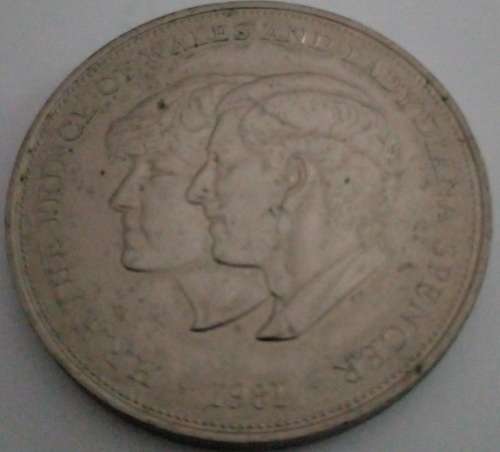 1981 prince of Wales and princess Diana coin