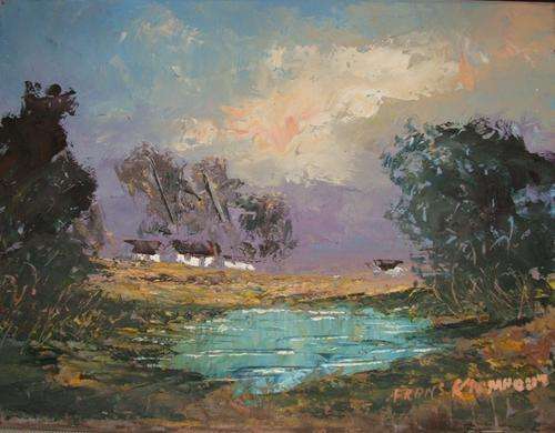 Frans Kromhout. Beautiful Oil on board.  300 X 400mm