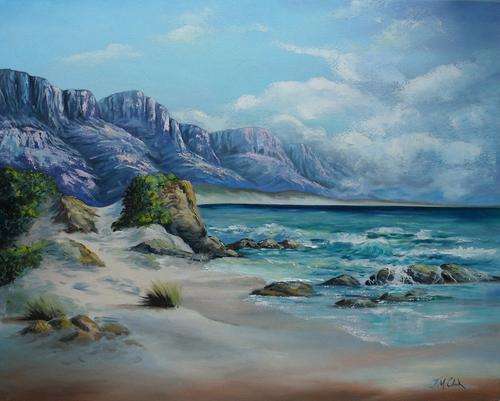 "Gordons Bay" Oil Painting by Joy Clark