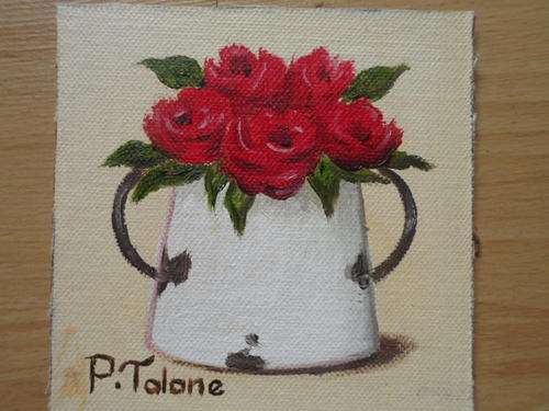 Original P Talane, oil on canvas. 120 X 120mm