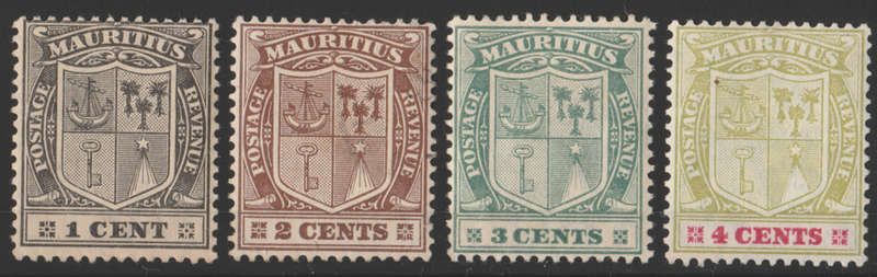 1910 Mauritius Arms Complete Set of 15.