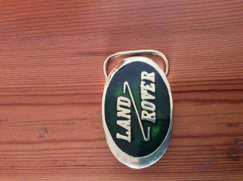 Land Rover belt buckle