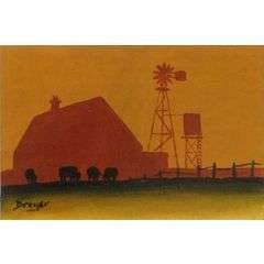 Lovely Original Oil on Board Canvas Painting by Dreyer