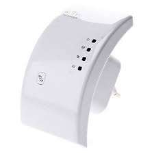 Wall Powered Wireless Signal Repeater and WiFi Access Point with WPS
