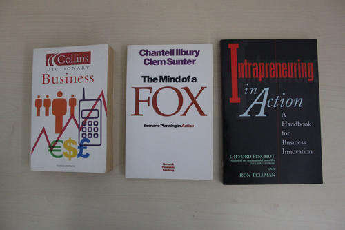 Business Book Bundle: Business Dictionary, Mind of a fox, Intrapreneuring in Action