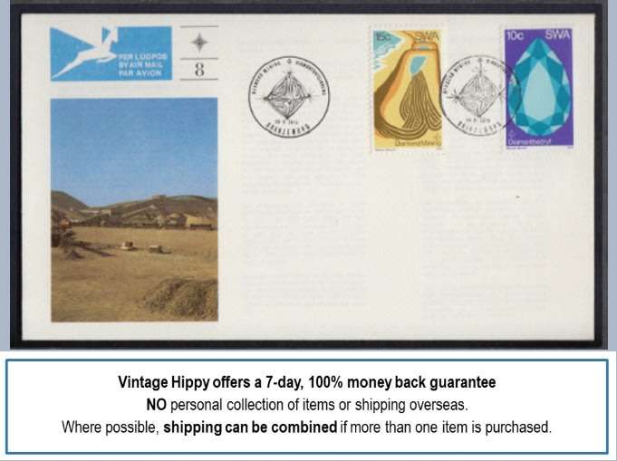 South West Africa First Day Cover, Diamond Mining
