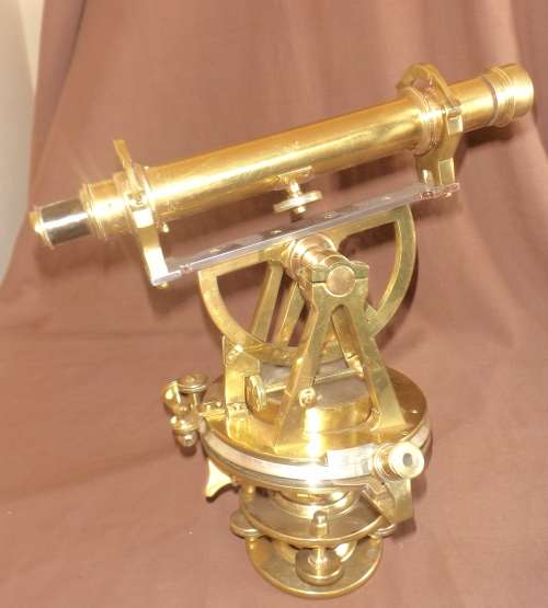 A Brass Troughton & Simms Theodolite.