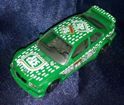 Burago Green Tic Tac  M3 BMW,  1/43 scale