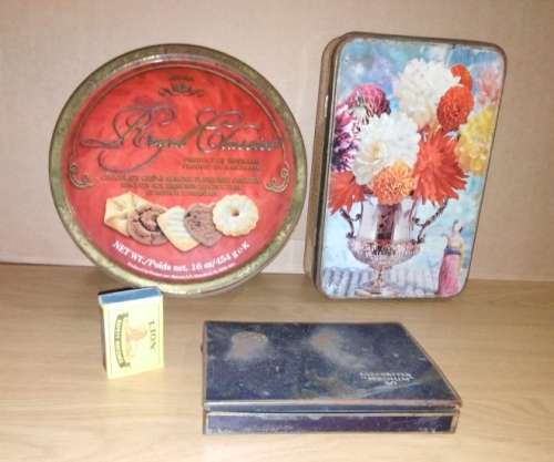 Three Vintage Tins