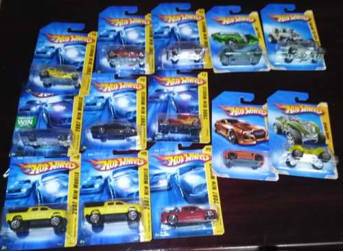 A Collection of 13 unopened Hot Wheels Model Cars from  New Models series  2006,2007, 2009, 2010