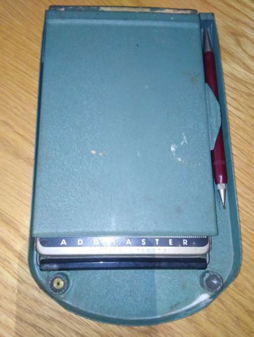 Vintage Manual Calculator  Addmaster (circa 1945)