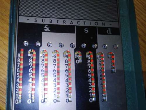 Vintage Manual Calculator  Addmaster (circa 1945)