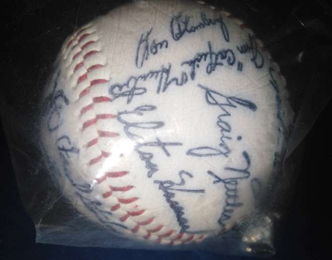 American Baseball:  Baseball with Signatures from New York Yankees, 1977