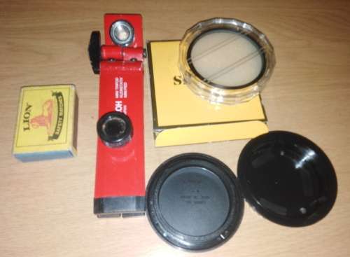 Camera Accessories Including a Ricoh Mini Tripod