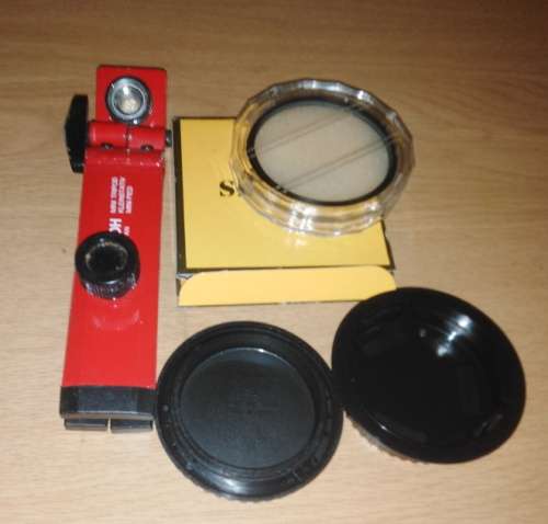 Camera Accessories Including a Ricoh Mini Tripod