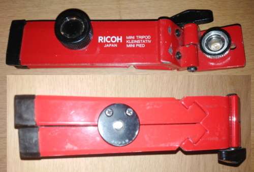 Camera Accessories Including a Ricoh Mini Tripod
