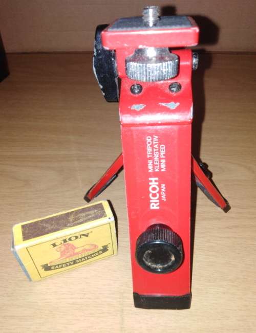 Camera Accessories Including a Ricoh Mini Tripod