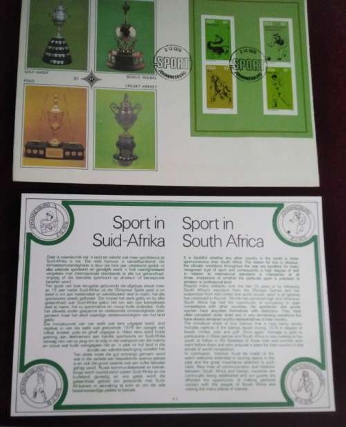 Big Collection: 140 Large SA First Day Covers from 1976-1981 (5 sets of 20 with 7 different themes)
