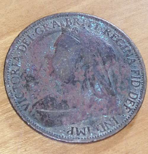 A Collection of 35 UK pennies from 1907-1965, 1 x penny from late 1800s