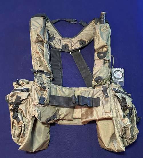 SA SPECIAL FORCES  RECCE Combat Rig, with Camillus Combat Knife and Compass (Read Description)