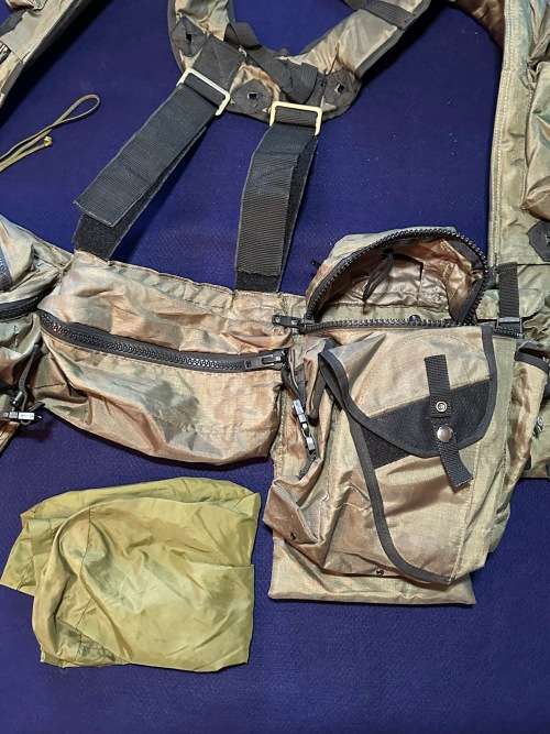 SA SPECIAL FORCES  RECCE Combat Rig, with Camillus Combat Knife and Compass (Read Description)