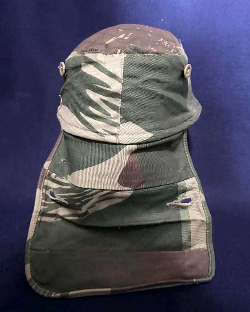 Original Rhodesian Period Camo Flap Cap - Excellent Condition