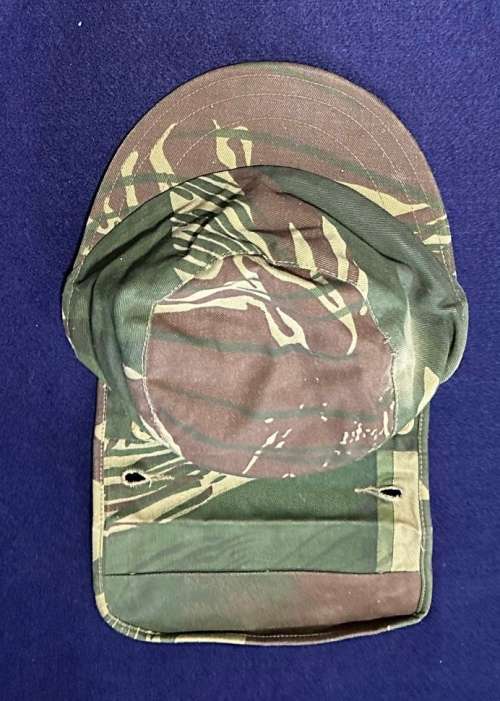 Original Rhodesian Period Camo Flap Cap - Excellent Condition