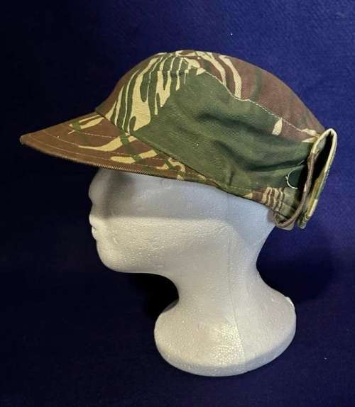 Original Rhodesian Period Camo Flap Cap - Excellent Condition