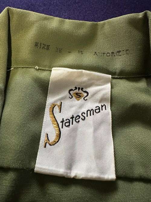 Rhodesian Army Olive Green STATESMAN Shirt - Size 38 - As New