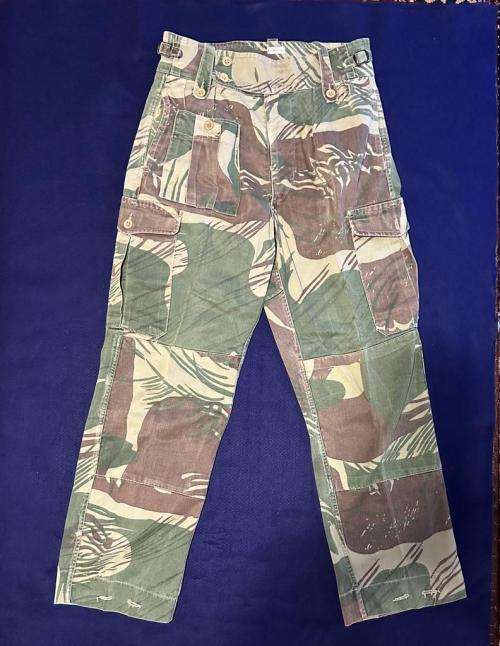RHODESIAN ARMY CAMO TROUSERS, with Rear Padding and Waist Adjuster