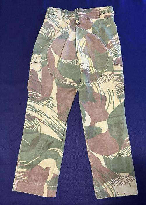RHODESIAN ARMY CAMO TROUSERS, with Rear Padding and Waist Adjuster
