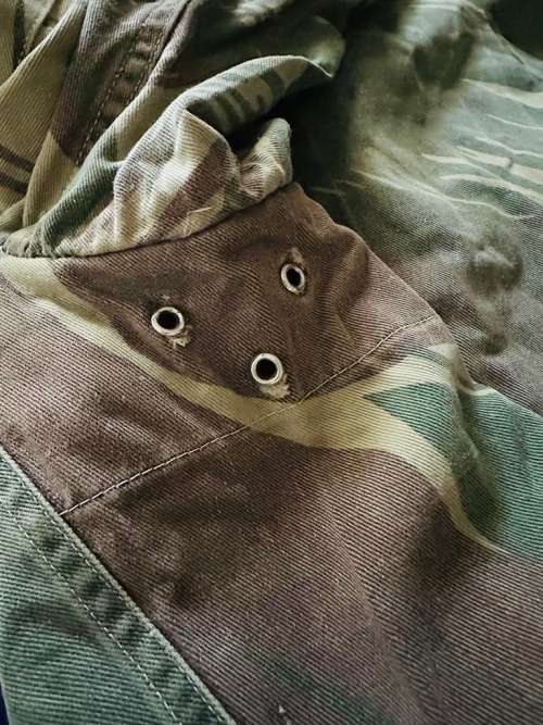 TAILORED RHODESIAN CAMO BUSHJACKET, Made Shorter, with Paddle Elbows and Sergeant Rank
