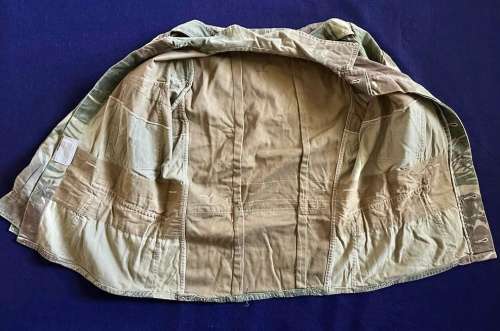 TAILORED RHODESIAN CAMO BUSHJACKET, Made Shorter, with Paddle Elbows and Sergeant Rank