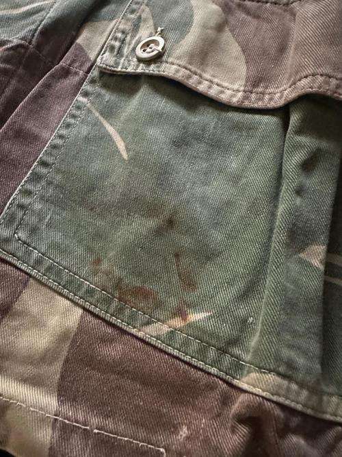 BSAP PATU RHODESIA CAMO BUSH JACKET, with back zipper Pouch & PATU Patch