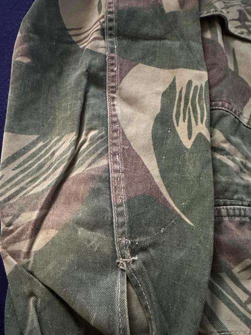 BSAP PATU RHODESIA CAMO BUSH JACKET, with back zipper Pouch & PATU Patch