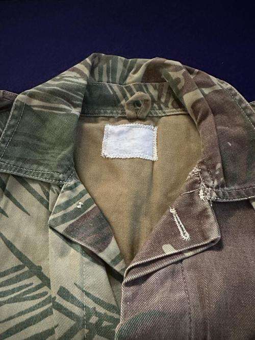 BSAP PATU RHODESIA CAMO BUSH JACKET, with back zipper Pouch & PATU Patch