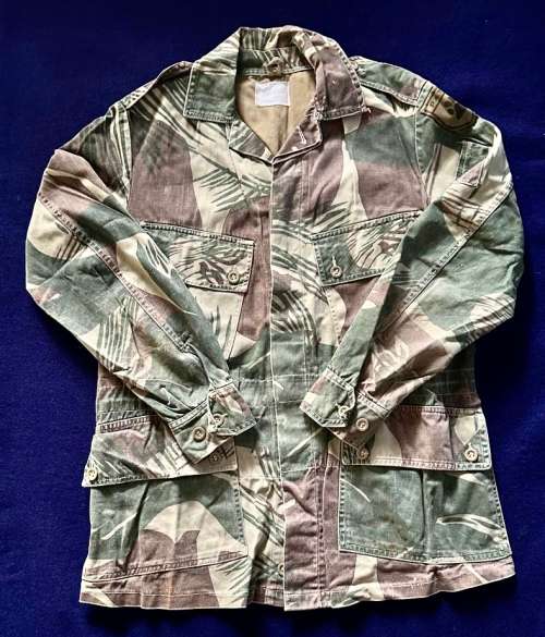 BSAP PATU RHODESIA CAMO BUSH JACKET, with back zipper Pouch & PATU Patch